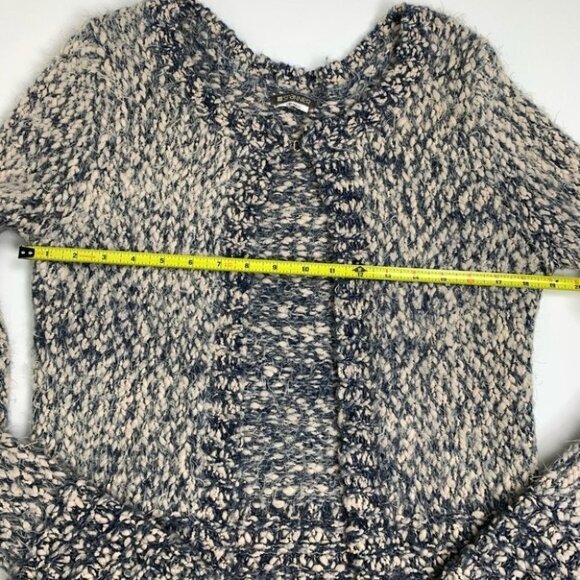 Spanner  Super Soft Blue /Beige Cardigan Size Small - Picture 2 of 4